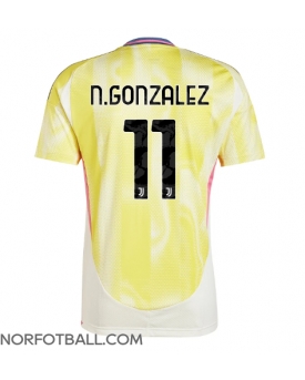 Billige Fotballdrakt Juventus Nicolas Gonzalez #11 Replika Bortedrakt 2024-25 Kortermet